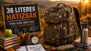 36 literes hátizsák: pont elég, vagy már a fél lakást viszed?
