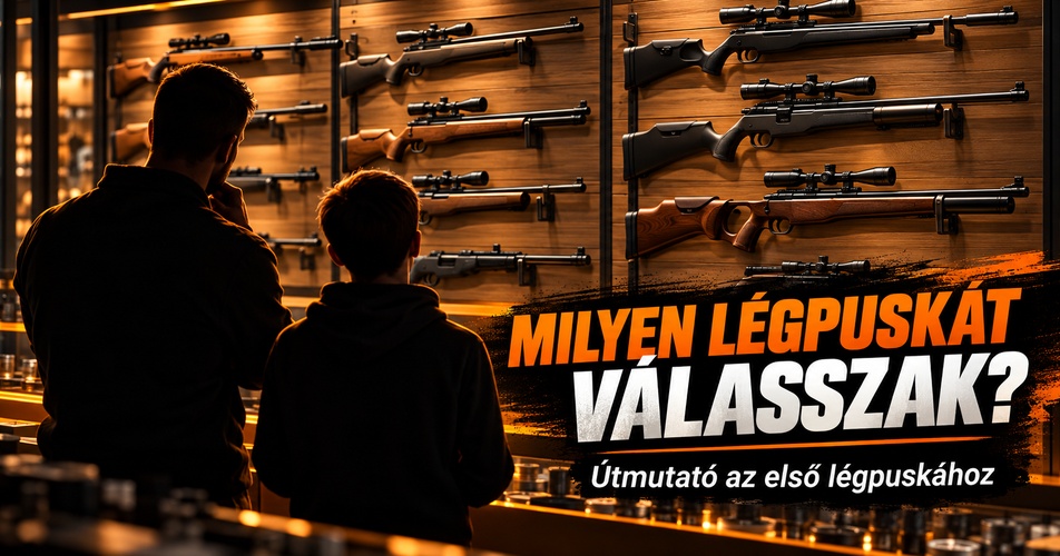Milyen légpuskát válasszak? Útmutató az első légpuskához